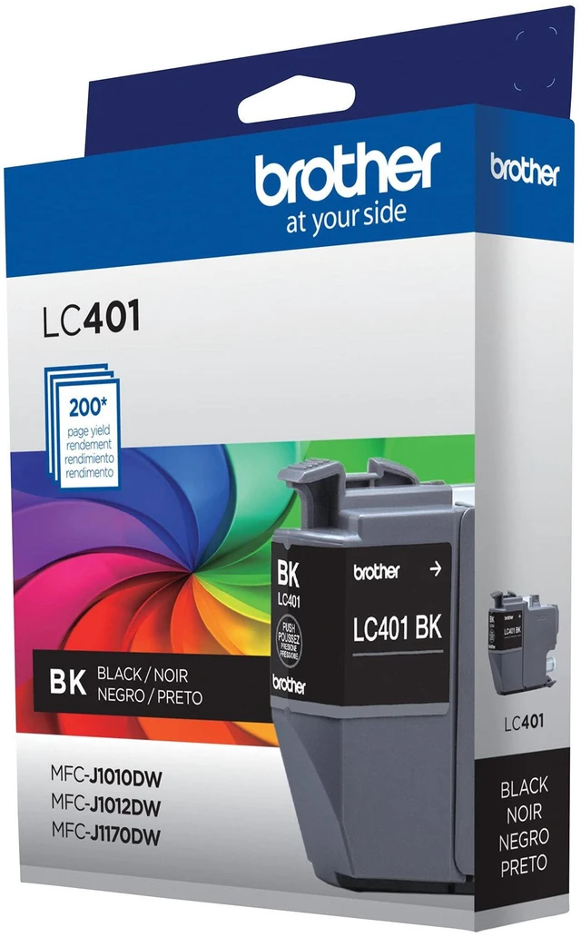 Alt view image 7 of 7 - Ink Cartridge, Black, LC401BK, Standard Yield | Pack of 2
