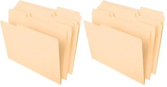 Main image of File Folders,Durable Manila Folders,Letter Size (8.5" x 11"),3 Top Tabs for Easy Labeling,Everyday Filing Essential for Offices,Classrooms&Home Document Organization,100 Count (Pack of 2)