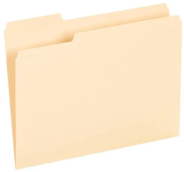 Alt view image 2 of 7 - File Folders, 100 Pack, Durable Manila Folders, Letter Size (8.5" x 11"), 3 Top Tabs for Easy Labeling, Everyday Filing Essential for Offices, Classrooms & Home Document Organization