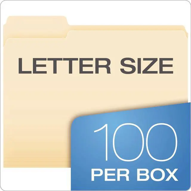 Alt view image 7 of 7 - File Folders,Durable Manila Folders,Letter Size (8.5" x 11"),3 Top Tabs for Easy Labeling,Everyday Filing Essential for Offices,Classrooms&Home Document Organization,100 Count (Pack of 2)