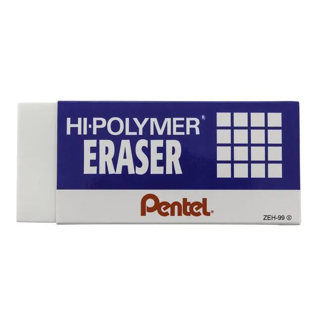 Alt view image 3 of 6 - ® Hi-Polymer Block Eraser, Large, White 6 pack (ZEH10BP3P2)