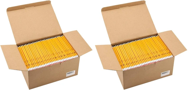 Main image of Wood-Cased #2 HB Pencils, Yellow, Pre-sharpened, Bulk Pack, 576 pencils in box (Pack of 2)