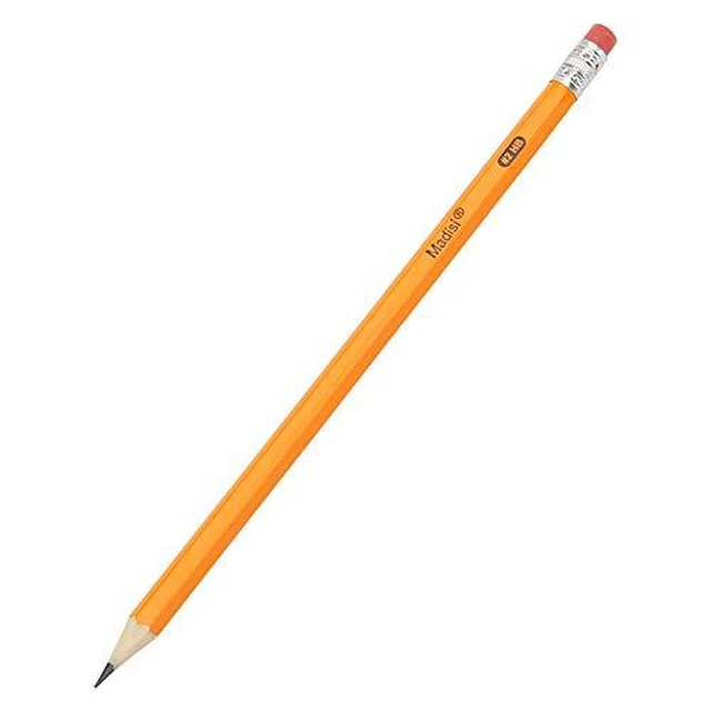 Alt view image 2 of 3 - Wood-Cased #2 HB Pencils, Yellow, Pre-sharpened, 32 Packs of 12-Count, 384 pencils in box