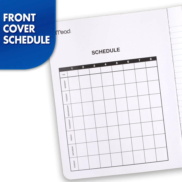 Alt view image 4 of 7 - Composition Notebook, 12 Pack, College Ruled Paper, 7-1/2" x 9-3/4", 100 Sheets per Comp Book, Black Marble (72938)