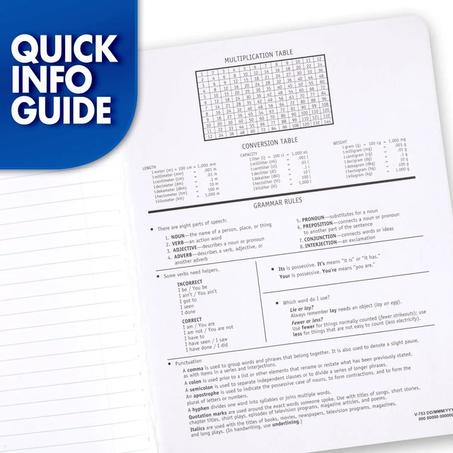 Alt view image 5 of 7 - Composition Notebook, 12 Pack, College Ruled Paper, 7-1/2" x 9-3/4", 100 Sheets per Comp Book, Black Marble (72938)