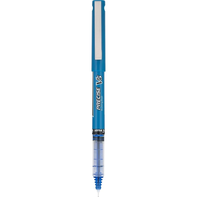 Alt view image 3 of 4 - Precise V5 Rollerball Pens,Extra Fine Point 0.5 mm Blue Pens,Blue - Ideal for School,Journaling & Office Writing,(Pack of 24)