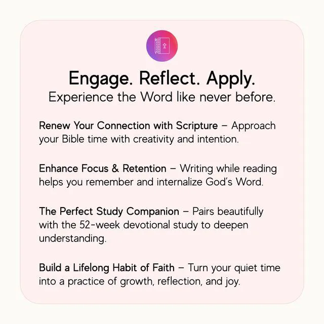Alt view image 7 of 7 - Official in a Year Essentials Bundle Study Guide (Floral) 365-Day Reading Plan, Study Guide, Highlighters, Pens & Sticky Notes, Bible Study Journaling Kit for Any Translation