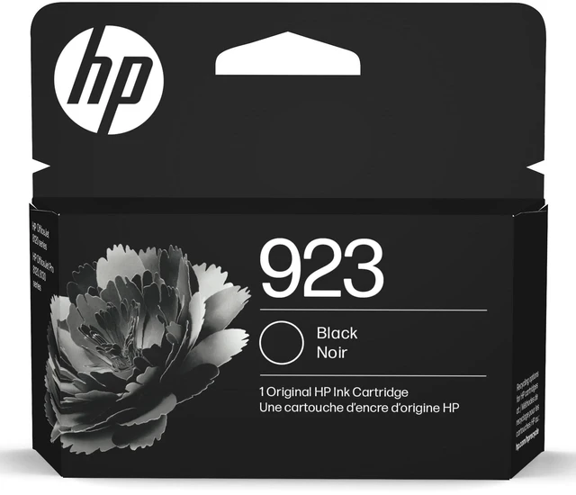 Main image of 923 Black Ink Cartridge | Works with OfficeJet 8120, Pro 8130 Series | 4K0T3LN