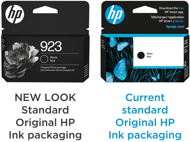 Alt view image 3 of 7 - 923 Black Ink Cartridge | Works with OfficeJet 8120, Pro 8130 Series | 4K0T3LN