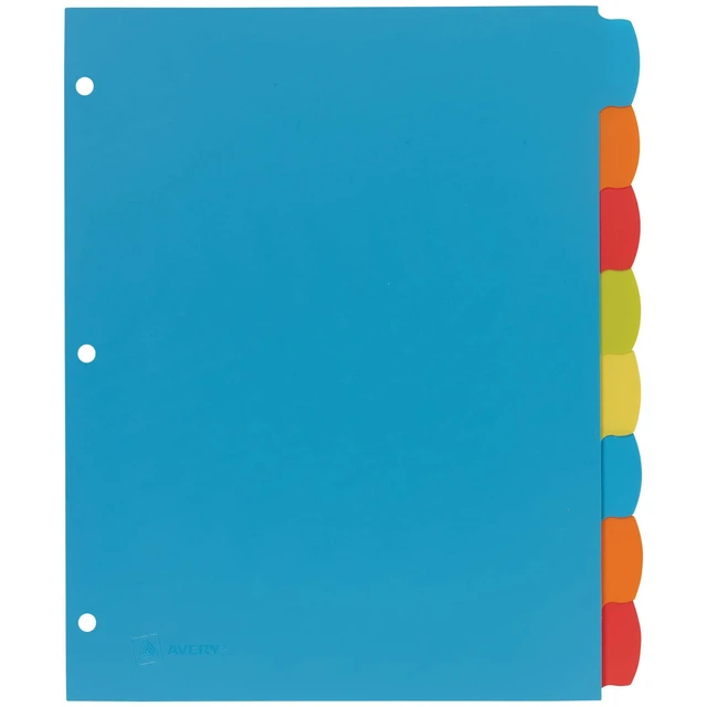 Alt view image 4 of 7 - Write & Erase Plastic Dividers, 8-Tab, Multicolor, 3 Sets For Organizing Files at Home, Work and School, Big Tab 1.5x More Writing Space, Reusable Write-On Tabs, For 3-Ring Binders