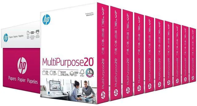 Main image of Printer Paper | 8.5 x 11 Paper | MultiPurpose 20 lb | 10 Ream Case - 5000 Sheets | 96 Bright | Made in USA - FSC Certified | 112000PC