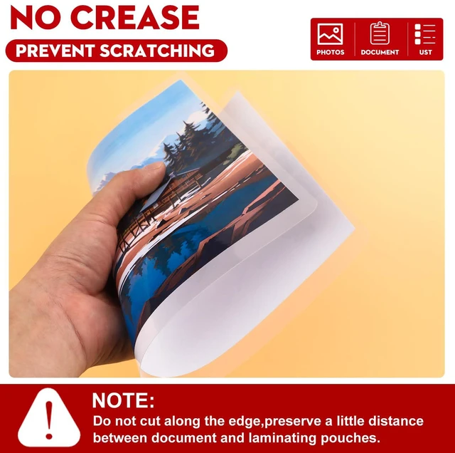 Alt view image 3 of 7 - Thermal Laminating Pouches, 500 Pack 3 Mil 9 x 11.5 Inches Laminating Sheets Paper for Laminator, Clear, Letter Size, Office and School Supplies