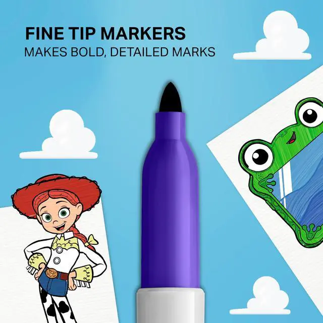 Alt view image 4 of 7 - Permanent Markers, Toy Story 5 Packaging, Assorted, Fine Point, 24 Count