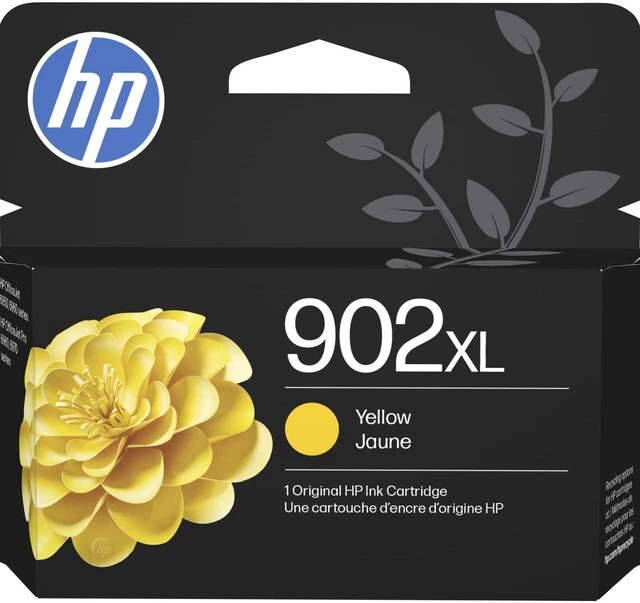 Main image of 902XL Yellow High-Yield Ink Cartridge | Works with OfficeJet 6950, 6960, Pro 6960, 6970 Series | T6L86AN