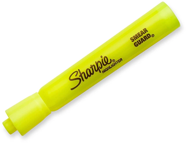 Alt view image 2 of 6 - Tank Style Highlighters, Chisel Tip, Fluorescent Yellow, 24 Count