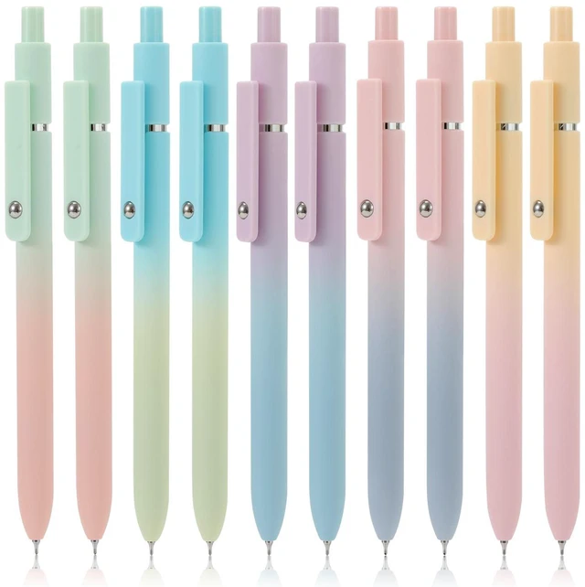 Main image of 10pcs Gel Pens Black Ink Medium Point 0.7mm Pens Smooth Writing High-End Series Cute Pens for Journaling Note Taking, Office School Supplies Gifts for Women and Men
