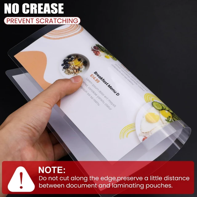 Alt view image 7 of 7 - Thermal Laminating Pouches,150 Pack Laminating Sheets, 5 Mil 9 x 11.5 Inches Lamination Sheet Paper for Laminator, Round Corner Letter Size, Office and School Supplies