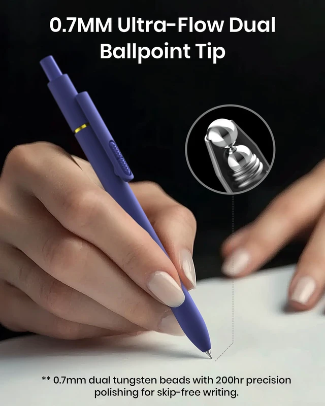 Alt view image 2 of 7 - 16 Pack Gel Pens, Quick-Dry Long Lasting Black Ink-0.7mm Fine Point Smooth Long-Lasting Ink Pens, Stress Relief, No Smear, No Bleed, Journaling, Note Taking,School Office, Gifts for Men Women