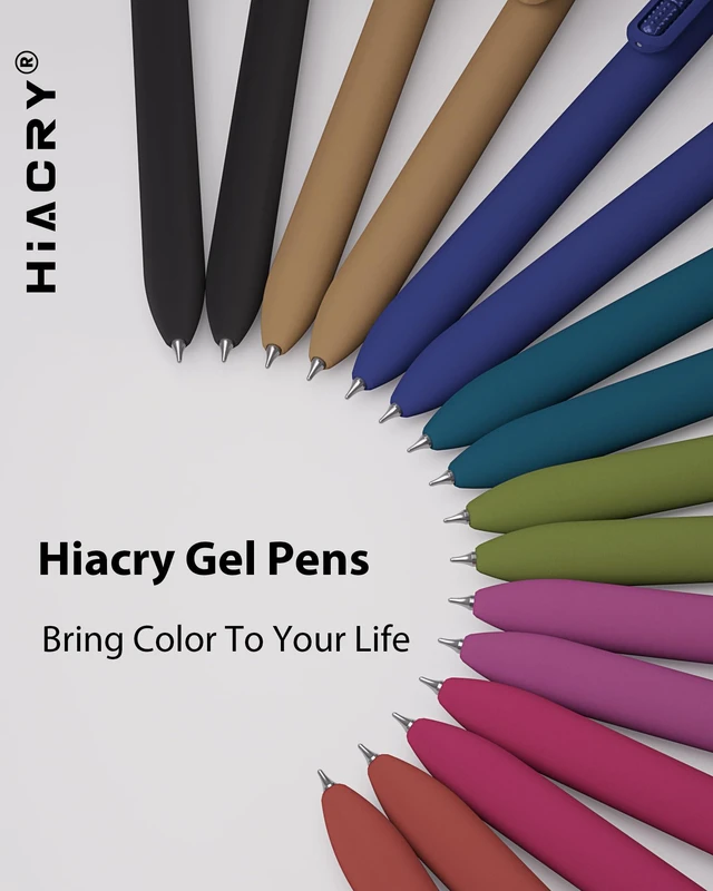 Alt view image 7 of 7 - 16 Pack Gel Pens, Quick-Dry Long Lasting Black Ink-0.7mm Fine Point Smooth Long-Lasting Ink Pens, Stress Relief, No Smear, No Bleed, Journaling, Note Taking,School Office, Gifts for Men Women