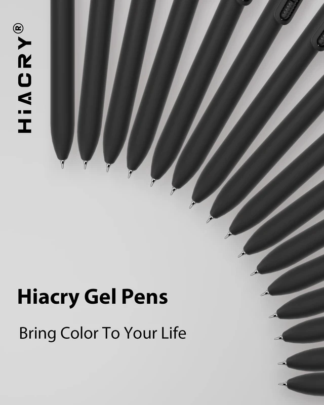 Alt view image 7 of 7 - 16 Pack Gel Pens, Quick-Dry Long Lasting Black Ink-0.7 mm Fine Point Smooth Long-Lasting Ink Pens, Stress Relief, No Smear, No Bleed, Journaling, Note Taking,School Office, Gifts for Men Women
