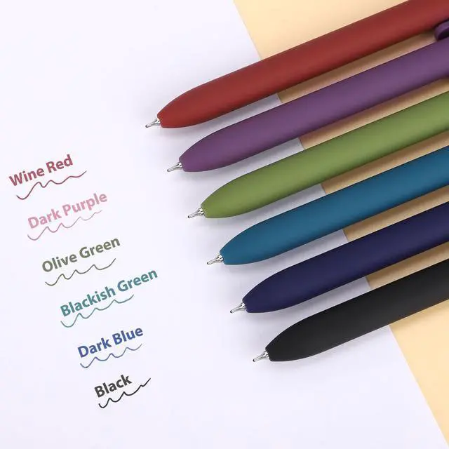 Alt view image 3 of 7 - Colored Gel Pens 24 Pack 0.7mm Medium Point Pens for Journaling Quick-Dry Ink, Smooth Writing Colorful Pens for Note Taking, Doodling, Aesthetic Office School Supplies, Gifts for Women Men