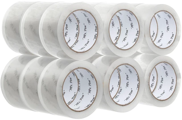 Main image of Packing Tape, 18 Pack, 2 Wide, 60 Yards, Clear Heavy Duty Packing Tape Bulk for Shipping, Packaging, Moving and Storage