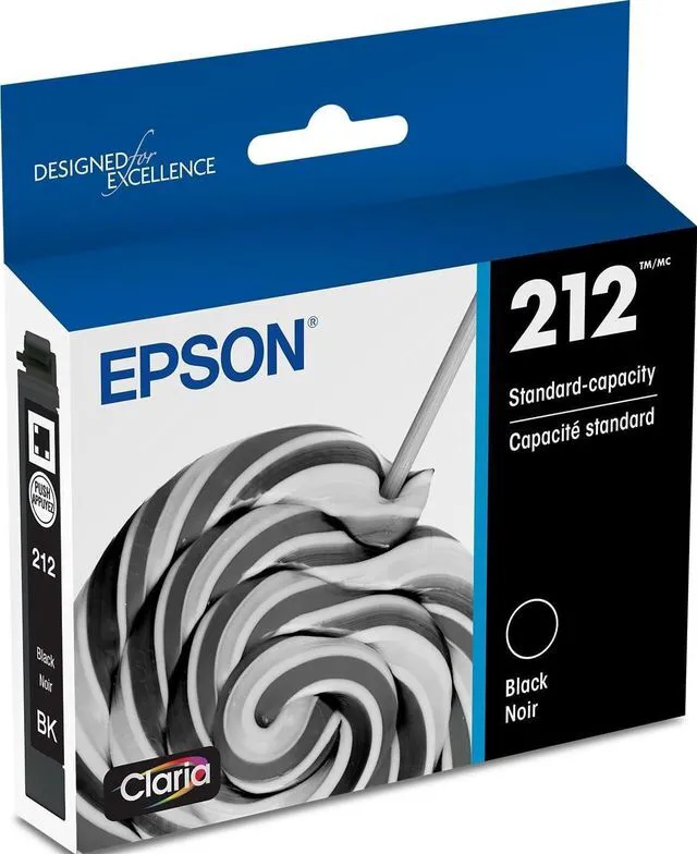 Main image of 212 Genuine Standard Capacity Black Ink Cartridge T212120 Works With WorkForce WF-2830 WF-2850 Expression XP-4100 XP-4105 Inkjet Printers