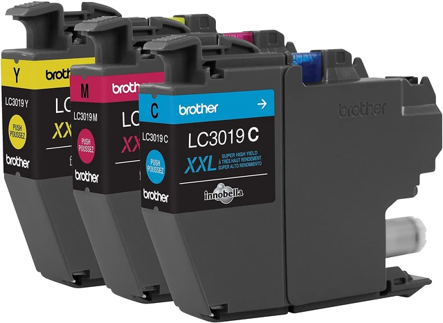 Alt view image 2 of 3 - Printer LC30193PK Super High Yield XXL 3 Pack Ink Cartridges- 1 Ea: Cyan/Magenta/Yellow Ink