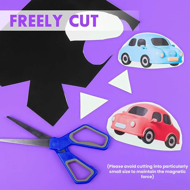 Alt view image 6 of 7 - Printable Magnetic Sheets, Matte 32Pcs 8.5"x11" for Inkjet Printers Flexible Magnetic Paper, Non-Adhesive for DIY Crafts, Photo Wall, Cars, Refrigerator, Classroom and Office Decor