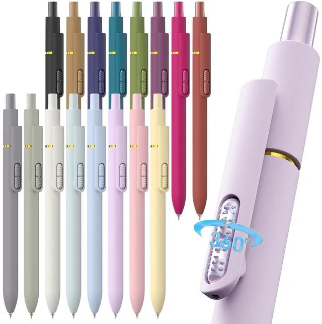 Main image of 16 Pack Gel Pens, Quick-Dry Black Ink-0.7mm Fine Point Fidget Pens Smooth Long-Lasting Ink Pens, Stress Relief, No Smear, No Bleed, Journaling, Note Taking,School Office, Gifts for Men Women