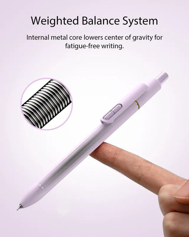 Alt view image 4 of 7 - 16 Pack Gel Pens, Quick-Dry Black Ink-0.7mm Fine Point Fidget Pens Smooth Long-Lasting Ink Pens, Stress Relief, No Smear, No Bleed, Journaling, Note Taking,School Office, Gifts for Men Women
