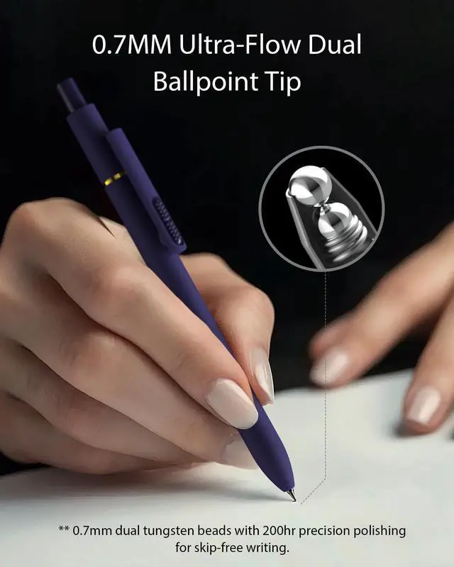 Alt view image 6 of 7 - 16 Pack Gel Pens, Quick-Dry Black Ink-0.7mm Fine Point Fidget Pens Smooth Long-Lasting Ink Pens, Stress Relief, No Smear, No Bleed, Journaling, Note Taking,School Office, Gifts for Men Women