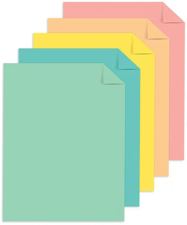 Alt view image 2 of 6 - Mega Collection, Colored Paper, Punchy Pastel 5-Color Assortment, 625 Sheets, 24 lb./89 gsm, 8.5" x 11" - MORE SHEETS! (91732)