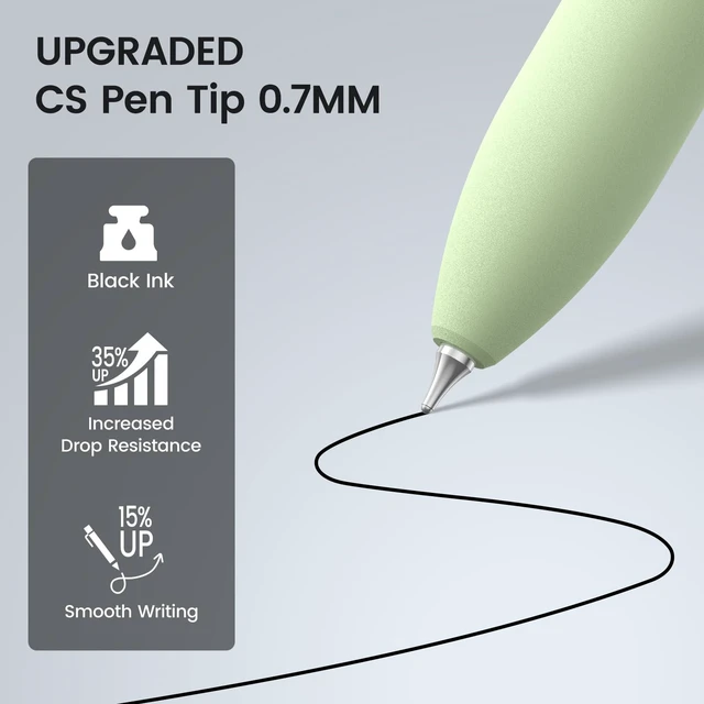 Alt view image 3 of 7 - 16 Pack Gel Pens, Black Ink Quick-Drying No Smudge with Fidget 0.7mm Fine Point, Smooth Writing, Long-Lasting Ink, Stress Relief Pens for Journaling, School Office, Gift for Women Men