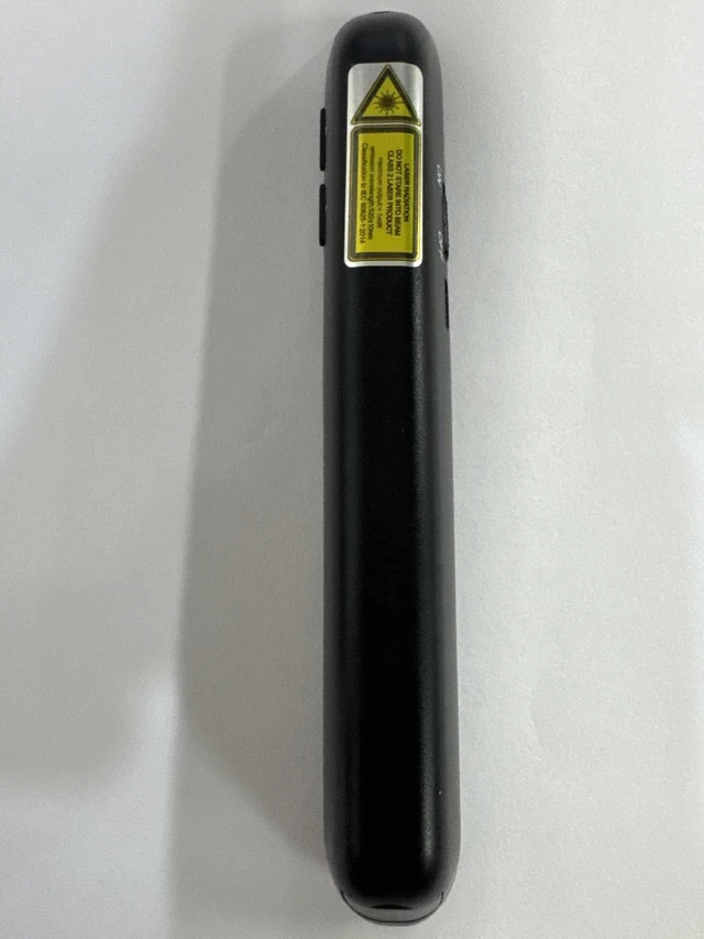 Alt view image 7 of 7 - USB C Rechargeable Presentation Clicker with Green Light, Remote Clicker for Presentations Wireless Presenter Slide Changer PPT Advancer with Volume Control for Laptop Computer