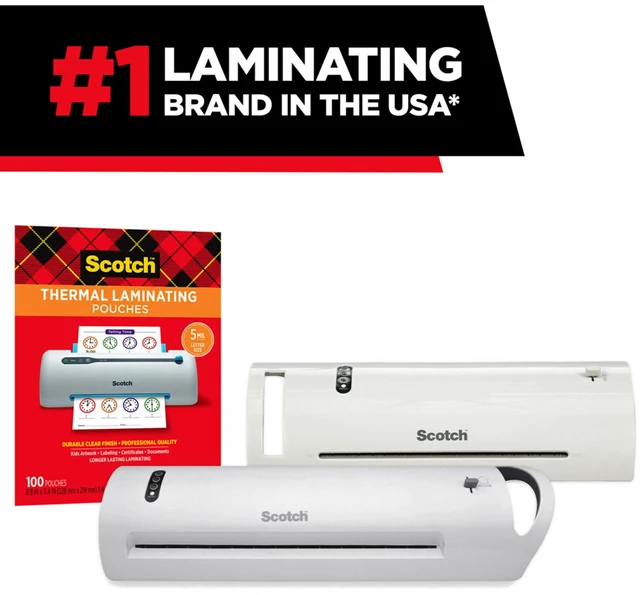 Alt view image 3 of 7 - Bundle of Thermal Laminator, Extra Wide 13 Inch Input TL1302X + Thermal Laminating Pouches, 8.9 x 11.4 Inches, Letter Size Sheets, 100 Count