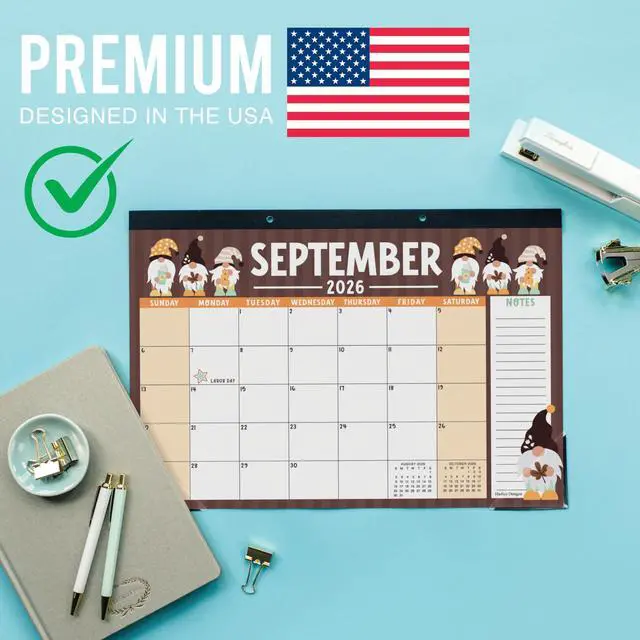 Alt view image 4 of 7 - Large Teacher Desk Calendar 2026-2027 - Desktop Calendar 2026 18-Month Academic Desk Calendars for School, Home & Office, Cute Classroom Must Haves, Back to School Teacher Gifts