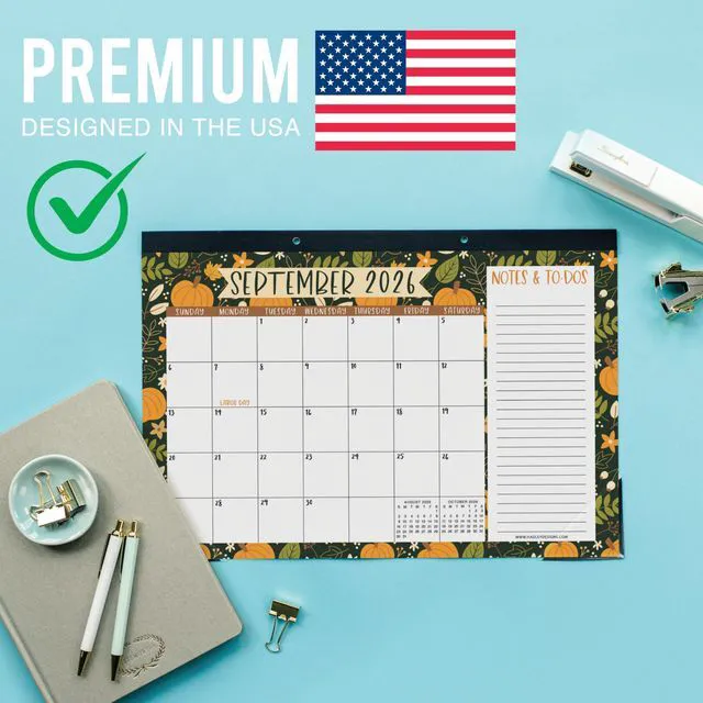 Alt view image 4 of 7 - Large Teacher Desk Calendar 2026-2027 - Desktop Calendar 2026 18-Month Academic Desk Calendars for School, Home & Office, Cute Classroom Must Haves, Back to School Teacher Gifts