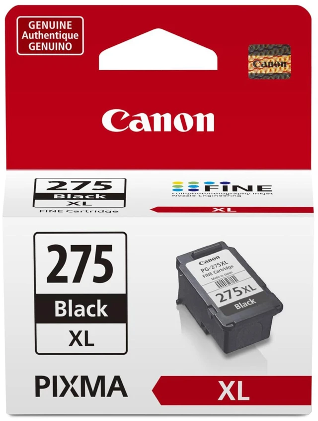 Main image of PG-275 XL Genuine Black Ink Cartridge, Compatible with TS3520/3522, TR4720/4722, TR4723/TR4725