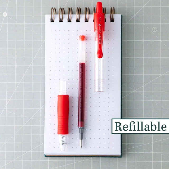 Alt view image 4 of 6 - G2 Premium Rolling Ball Gel Pens, 0.5mm, Red Ink, 12-Pack