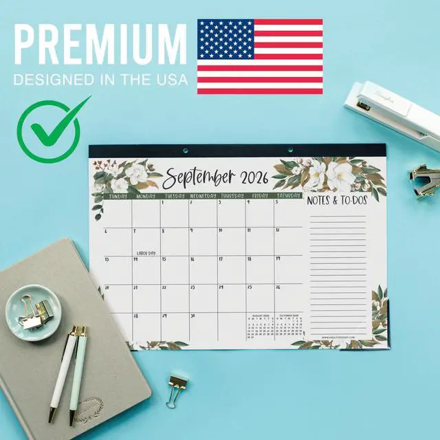Alt view image 4 of 7 - Large Teacher Desk Calendar 2026-2027 - Desktop Calendar 2026 18-Month Academic Desk Calendars for School, Home & Office, Cute Classroom Must Haves, Back to School Teacher Gifts