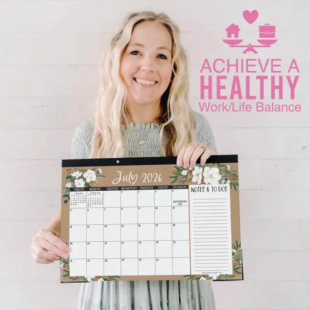 Alt view image 5 of 7 - Large Teacher Desk Calendar 2026-2027 - Desktop Calendar 2026 18-Month Academic Desk Calendars for School, Home & Office, Cute Classroom Must Haves, Back to School Teacher Gifts