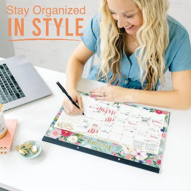 Alt view image 2 of 7 - Large Teacher Desk Calendar 2026-2027 - Desktop Calendar 2026 18-Month Academic Desk Calendars for School, Home & Office, Cute Classroom Must Haves, Back to School Teacher Gifts