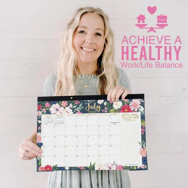 Alt view image 5 of 7 - Large Teacher Desk Calendar 2026-2027 - Desktop Calendar 2026 18-Month Academic Desk Calendars for School, Home & Office, Cute Classroom Must Haves, Back to School Teacher Gifts