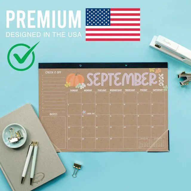Alt view image 4 of 7 - Large Teacher Desk Calendar 2026-2027 - Desktop Calendar 2026 18-Month Academic Desk Calendars for School, Home & Office, Cute Classroom Must Haves, Back to School Teacher Gifts