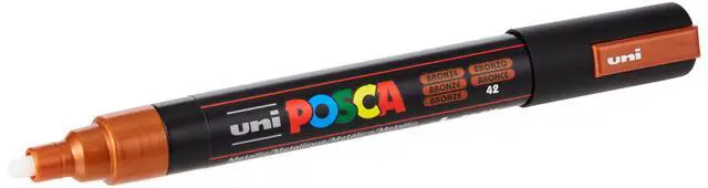 Alt view image 3 of 6 - ® PC-5M Paint Markers, 8 Count Metallic Medium Reversible Tip Set Tip size 1.82.5 mm, Water-Based Opaque Paint Pens for Rock Painting, Wood, Glass, Crafts & Art Projects