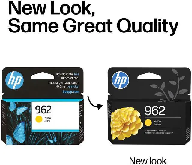Alt view image 3 of 7 - 962 Yellow Ink Cartridge | Works with OfficeJet 9010,Pro 9010,9020 | Eligible for Instant Ink 3HZ98AN,(Pack of 2)