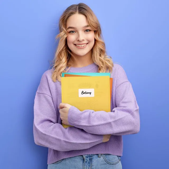 Alt view image 6 of 7 - Plastic 2-Pocket Folders, Pastel, 8.5x11, 6 Pack, Poly Tear-Resistant, Long-Lasting Acid-Free Poly, Cleanable, Fits 8.5x11 Documents, Includes Labels