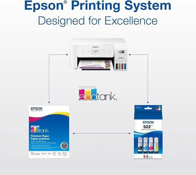 Alt view image 7 of 7 - 522 EcoTank Ink Ultra-high Capacity Bottle Black & Color Combo Pack (T522120-BCS) Works with ET-2720, 2800, 2803, 2840, 4700, 4800, 4810
