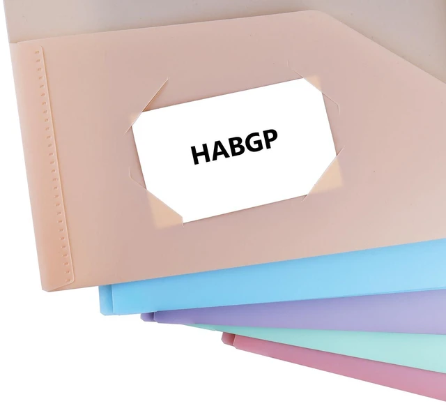 Alt view image 7 of 7 - 2 Pocket Folder with Prongs (10 Pack, Pastel), Plastic Folders with Pockets Pastel Colors, Business Card Holder, Fit Letter Size, Organizing Papers, in School, Office, Business